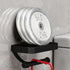 DGYB Bathroom Toilet Paper Holder Wall Mount Black Paper Towel Holder with Shelf Rustproof & Multifunctional