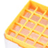 uxcell Centrifuge Tube Freezer Storage Box, 25 Places, Waterproof Polypropylene Holder for 1.8/2ml Tubes