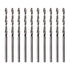 Utoolmart 2.4mm Twist Drill, High Speed Steel Bit, 10Pcs Set for Power Tool, Straight Shank 2.4mm Dia.
