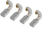 PATIKIL Carbon Brushes 0.51x0.31x2.81 Inch for Electric Motors, Angle Grinder, 4 Pack