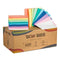 HIgenius Products Disposable Dental Bibs 13"x18" Waterproof 400 Pack, 3-Ply Leak Resistant Rainbow Bibs