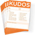 Trainers Warehouse Kudos for Work, Set of 10 Note Pads, Orange, Recognize Contributions, Inspire Continued Efforts
