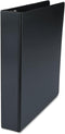 Universal UNV20771 Deluxe Non-View D-Ring Binder, 1.5 in. Capacity, Black with Label Holder