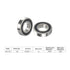 6901-2RS 2 PCS Deep Groove Ball Bearing 12×24×6mm Double Black Rubber Shielded Chrome Steel for Industrial Machine