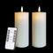 volnyus Flameless Candles Set of 2 (2.2x5 Inch) Flickering LED Wax Candles