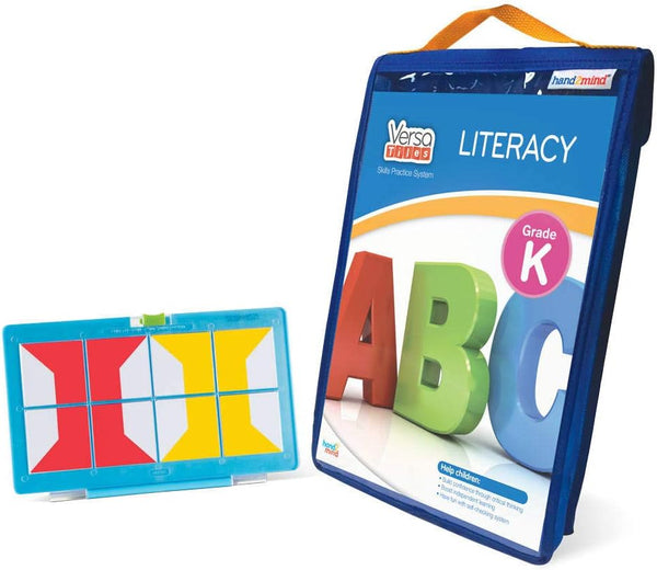 hand2mind VersaTiles Reading Practice Take Along for Kindergarten, Self-Checking Workbook System, Homeschooling