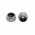 DMDZ HEYDAY 10Pcs M12 1.25mm 304 x Nylon Insert Hex Lock Nuts, Stainless Steel Locknuts,Silver Tone