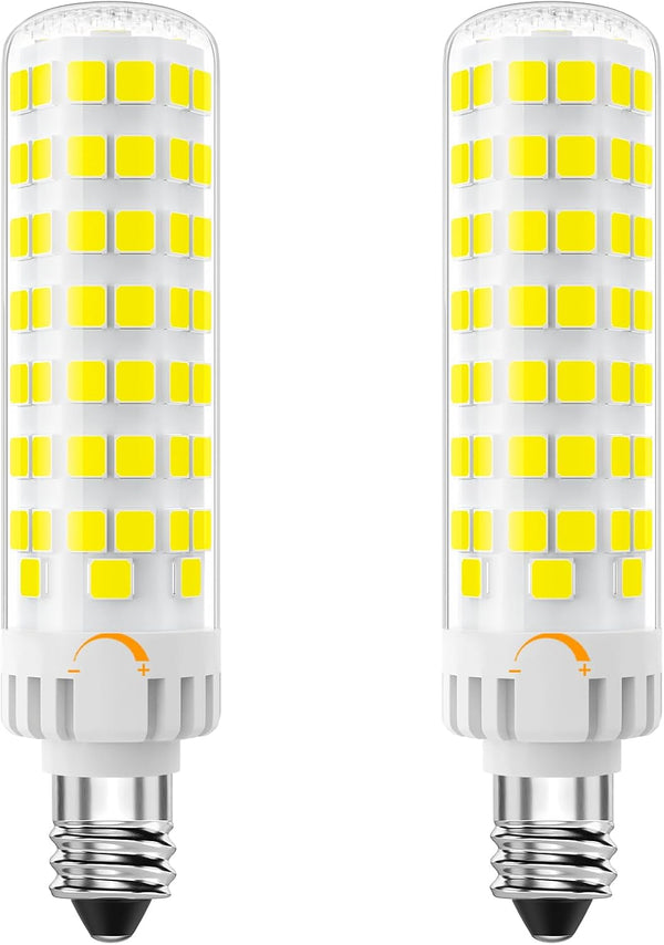 E11 LED Bulb Dimmable, JDE11 120V 100W Halogen Equivalent, T3/T4 Mini Candelabra