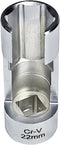22MM (1/2"DR) Diesel Injector Fuel Line Socket Set Flare Nut Wrench for Difficult Access, Thermo Switches, ABS Tube