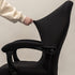 Office Chair Cover with Arm Covers - Universal Stretch Desk Chair Slipcovers (Size: L), Black