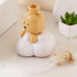 Ywmsfl 250/500ml Cartoon Bear Foaming Soap Dispenser Refillable Hand Sanitizers and Shampoo Bottle for Bathroom