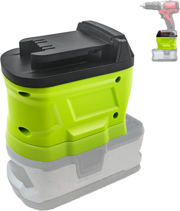 M18 Adapter for Ryobi Battery to Milwaukee 18V Tools, Convert Ryobi 18V Battery for Milwaukee M18 Tools