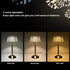 lvifloae Dimming Dimmable Acrylic Table Lamp Stepless LED Night Light with USB Cable for Kids Nursery Bedroom