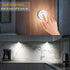 Closet Closets, 4 Pack Under Cabinet Lighting, Tap Light Battery Operated LED Puck Lights Cordless adhesive lights