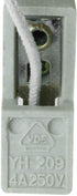 2PCS 118mm R7S Ceramics Lamp Base Socket, Lamp Holder Converter Connector for Flood Light Bulb