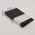 Plastic Round Ring Binders PVC Binder Covers Loose Leaf Binder Protector Refillable Notebook (A6,Black 2 pack) by receip