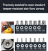 ROTATION 14-Piece Tamper Resistant Star Bits, Chrome Vanadium Steel, T5 - T40 Impact Grade Security Torx Bit Set
