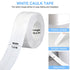 Caulk Tape Bath & Kitchen Self Adhesive Caulking Tape Waterproof,Toilet Caulk Strip,Bathtub Sealing Strip Tape Caulk,Shower Caulk Bathroom Sealant,Traditional Caulking Replacement(White,1.5"x10.5Ft)