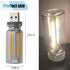 KITUREK USB LED Car Interior Atmosphere Light, Plug-in USB Automotive Ambient Lighting Retro Car Lamps, Mini LED Car