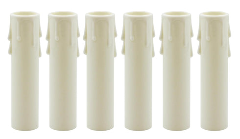 E12 4 Inch 6 Pack Chandelier Lighting Fixture Socket Kit - Adjustable Height Candelabra Sockets with Cardboard