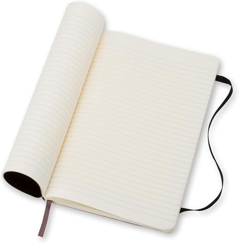 Moleskine Classic Notebook, Soft Cover, Pocket (3.5" x 5.5") Ruled/Lined, Black, 192 Pages