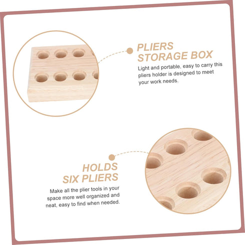12Holes Homoyoyo Practical Pliers Holder Design for Efficient Organization Lightweight and Portable Pliers Rack