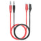 Goupchn 4mm Banana Plug to Alligator Clip Test Leads, 2PCS Red Black