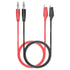 Goupchn 4mm Banana Plug to Alligator Clip Test Leads, 2PCS Red Black