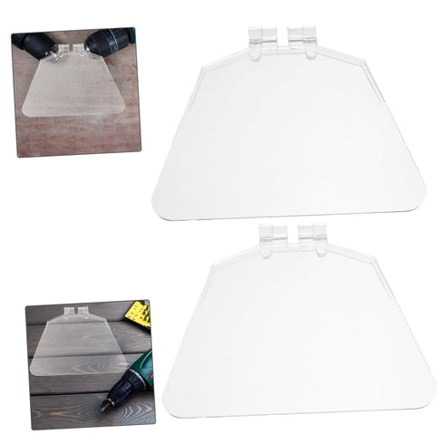 2pcs Power Tool Plastic Goggles Guard Shield, Bench Eye Shield Assembly for Tool Angle Cover