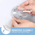 Teletrogy 4 Pack, Suction Cup Razor Holder Reusable Powerful Shower Suction Hooks for Inside Shower, Waterproof Shaver