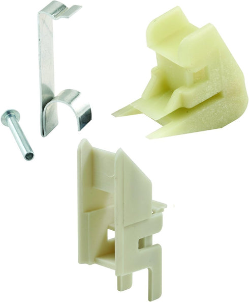 Prime-Line FS 291B Block and Tackle Top and Bottom Guides, Plastic and Steel Components (Single Pack)