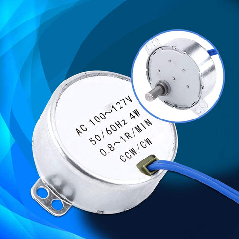 AUNMAS Electric Synchron Motor AC, Electric Fireplace Motor Replacement 50b Motor 100 127V 50/60Hz