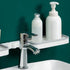Bathroom Corner Shelf, Foldable Rotatable Wall Mounted Storage Rack Organizer with Drainage for Shower Kitchen Sink