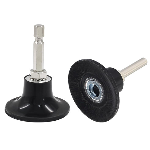Hordion 2 Pack 2 Inch 1/4" Disc Pad Holder, Roll Lock Disc Pad Quick Change Disc Adapter Sanding Disc Holder with Shank