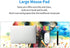 Large Watercolor Cool Elephant Mouse Pad, Non-Slip Gaming Mousepad with Rubber Base, 31.5 x 11.8 inch Desk Mat