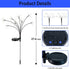 2 Pack Solar Garden Lights, Twinkling Firework Lights with 16 Heads 160 LED for Outdoor Patio Decor