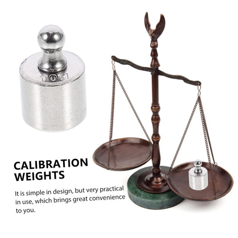 Hemoton 5pcs Balance Weights - 10 Gram Weight Plating Weight Steel Digital Scale Supplies for Teaching Prop Experiment