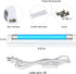 COOSPIDER UV Lamp Ozone Free, UVC Light Bulb 253.7nm for Closet/Cabinet/Bathroom, 6W 110V Lamp with On/Off Switch