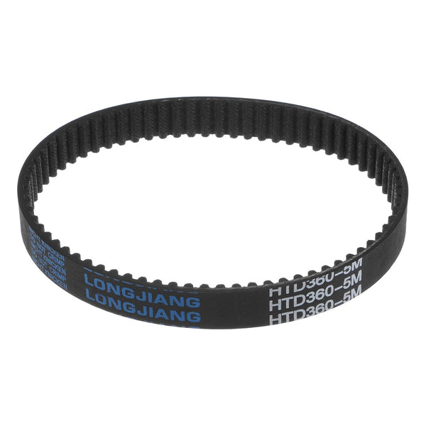 uxcell HTD5M-360 Rubber Timing Belt 72 Teeth, 15mm Width, 360mm Pitch Length Closed Loop Pulley Timing Belt