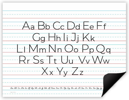 Jumbo Magnetic Handwriting Paper, Magnetic Lined Paper for Whiteboard, Giant Early Writing Page, Classroom Resources