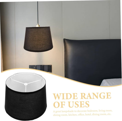 E27 Holibanna Fabric Lamp Shade Decorative Cloth Lampshade for Table Desk and Floor Lamps Easy to Install Replacement