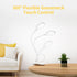 Clip on Light for Bed & Desk, Flexible Gooseneck, Battery Operated Rechargeable Clamp Lamp for Reading in Bed