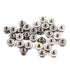 304 Stainless Steel Metric M6 Flange Nuts, 6mm Hex Nut, 30 Pack