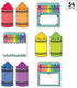 Creative Teaching Press 6" 10929) CTP Core Decor Doodle Crayons Designer Cut-Outs Top Classroom Decorating Accents (