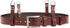 Leather Tool Belt Suspender Loops Heavy Duty Strap Connectors Accessories (Attachment 4-Piece Set) (brown)