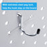FRIMOONY Pegboard Hooks Assortment, 107 PCS for Organizing Various Tools, Includes Pegboard Bins