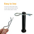 Jongdari Cotter Pins, 30 Pcs Heavy Duty Zinc Plated Spring Fastener Assortment Kit, Multiple Sizes M1.6 - M3.5, Silver