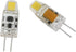 No Flicker G4 LED Bulb 2PCS, 1.2W 2700K Warm White, AC/DC 12V Bi-Pin Base, Dustproof Capsule, Replace 12V 10W Halogen