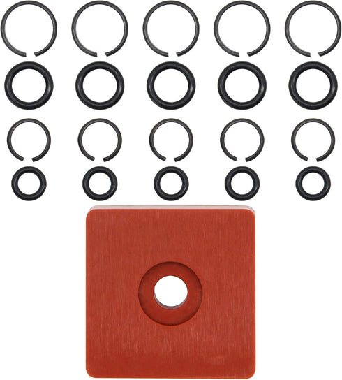 (5+5 Sets) 3/8" & 1/2" Impact Wrench Retainer Rings with O-ring, Fit For Electric/Pneumatic Wrench, Including Anvil Retaining Ring Install Tool by RURBRIN