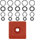 (5+5 Sets) 3/8" & 1/2" Impact Wrench Retainer Rings with O-ring, Fit For Electric/Pneumatic Wrench, Including Anvil Retaining Ring Install Tool by RURBRIN